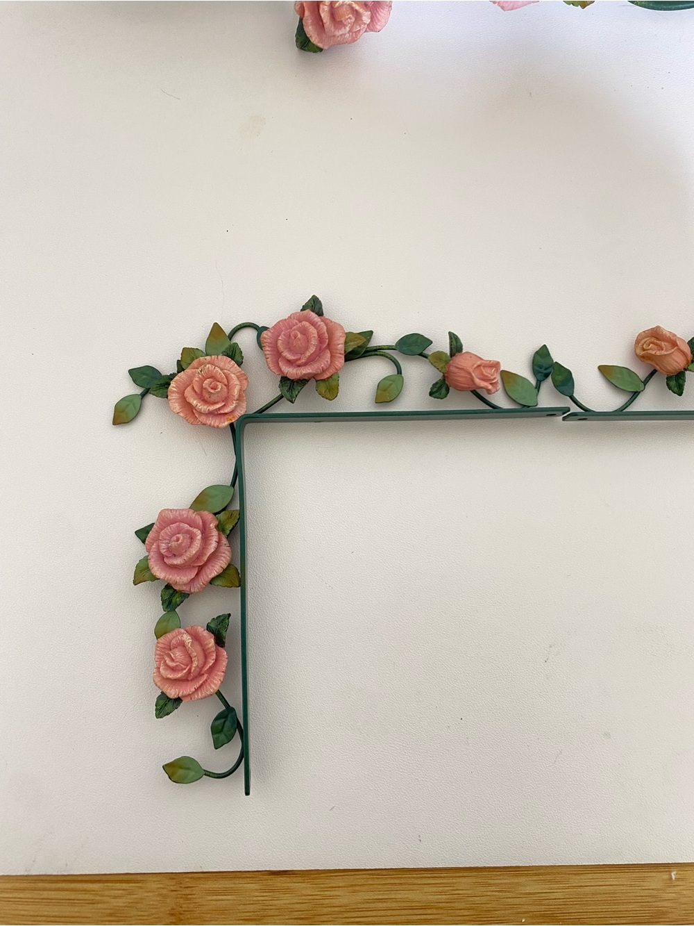 Door Frame accent decor Roses Shabby chic Vintage cottage - Picture 6 of 11